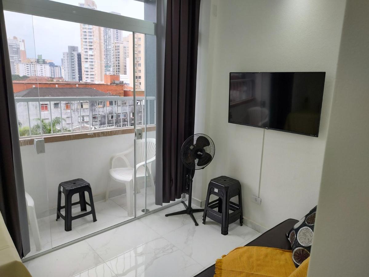 Apartamento Na Praia Do Gonzaga Santos  Exteriör bild